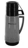 Термос Kelli KL-0944 /0,7л, пластик, со стеклянной колбой, с двумя чашками /